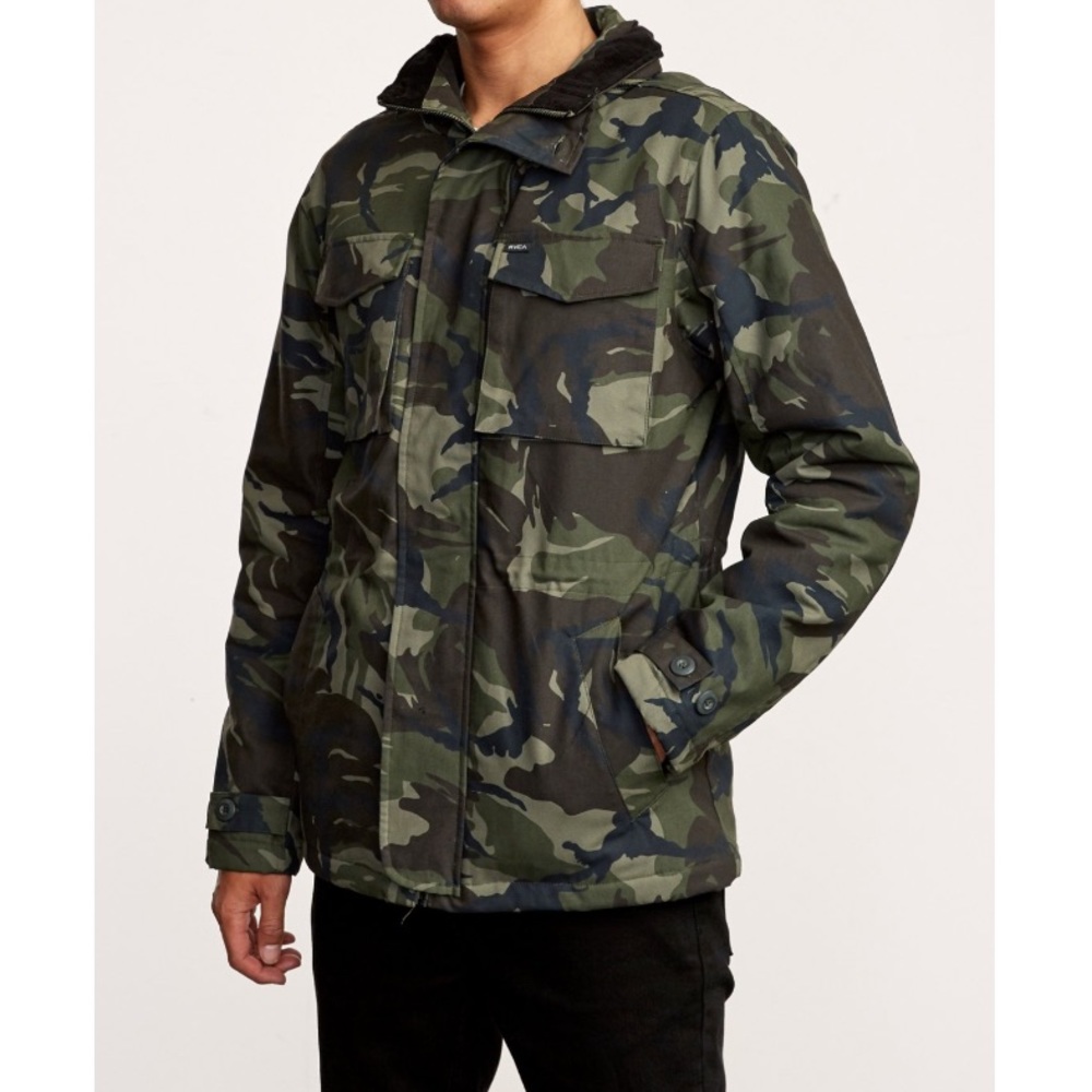 🔥🔥RVCA - EMBROIDERED FIELD CANVAS COAT🔥🔥 - Picture 4 of 10